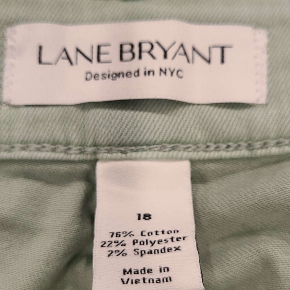 Lane Bryant Mid Rise Girlfriend Crop - Picture 3 of 5